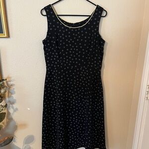 Studio I Black and White Polka Dot Dress